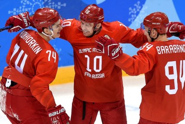 Губернатор Краснодарского края поздравил российских хоккеистов с Олимпийским золотом