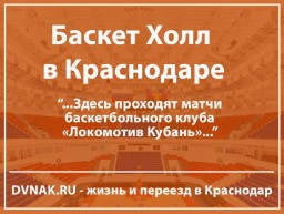 Баскет холл Краснодар - столица Города спорта