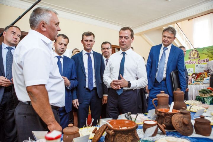 Дмитрий Медведев прибыл в Краснодар с рабочим визитом