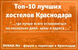 Топ-10 хостелов в Краснодаре: лучшие варианты, цены и адреса