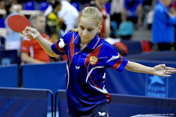 Юная краснодарка выиграла 2 медали на чемпионате Европы по настольному теннису
