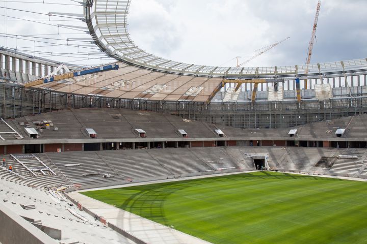 Поле стадиона ФК «Краснодар» в Краснодаре